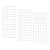 Econoco 2'x5' White Portable Grid Panel, Pack Of 3 W2X5